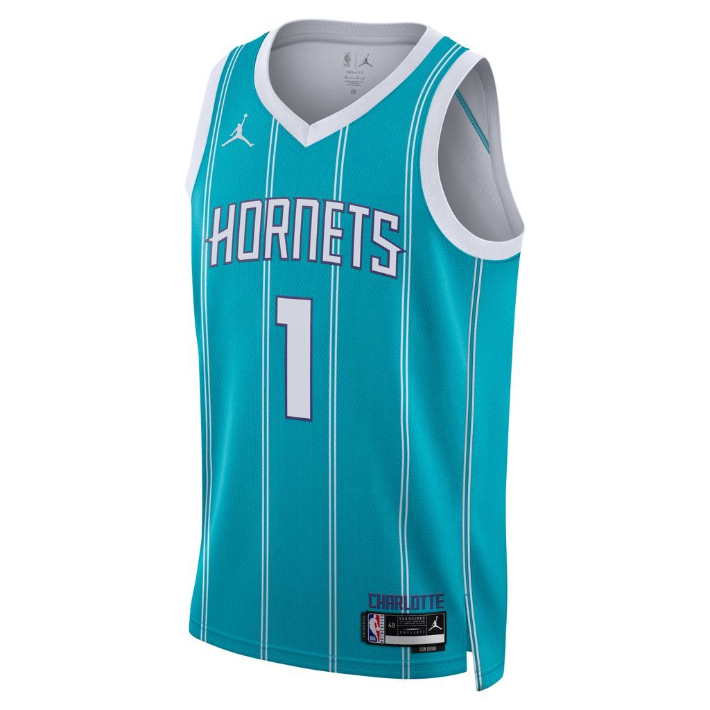 Charlotte Hornets Icon Edition 2022/23 Men's Jordan Dri-FIT NBA Swingman Jersey - Blue - Polyester