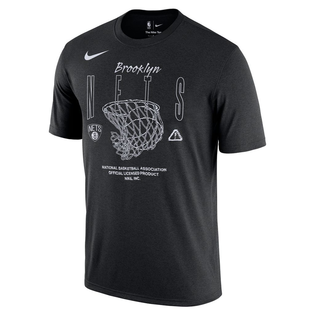 Brooklyn Nets Courtside Max90 Men's Nike NBA T-Shirt - Black - Cotton