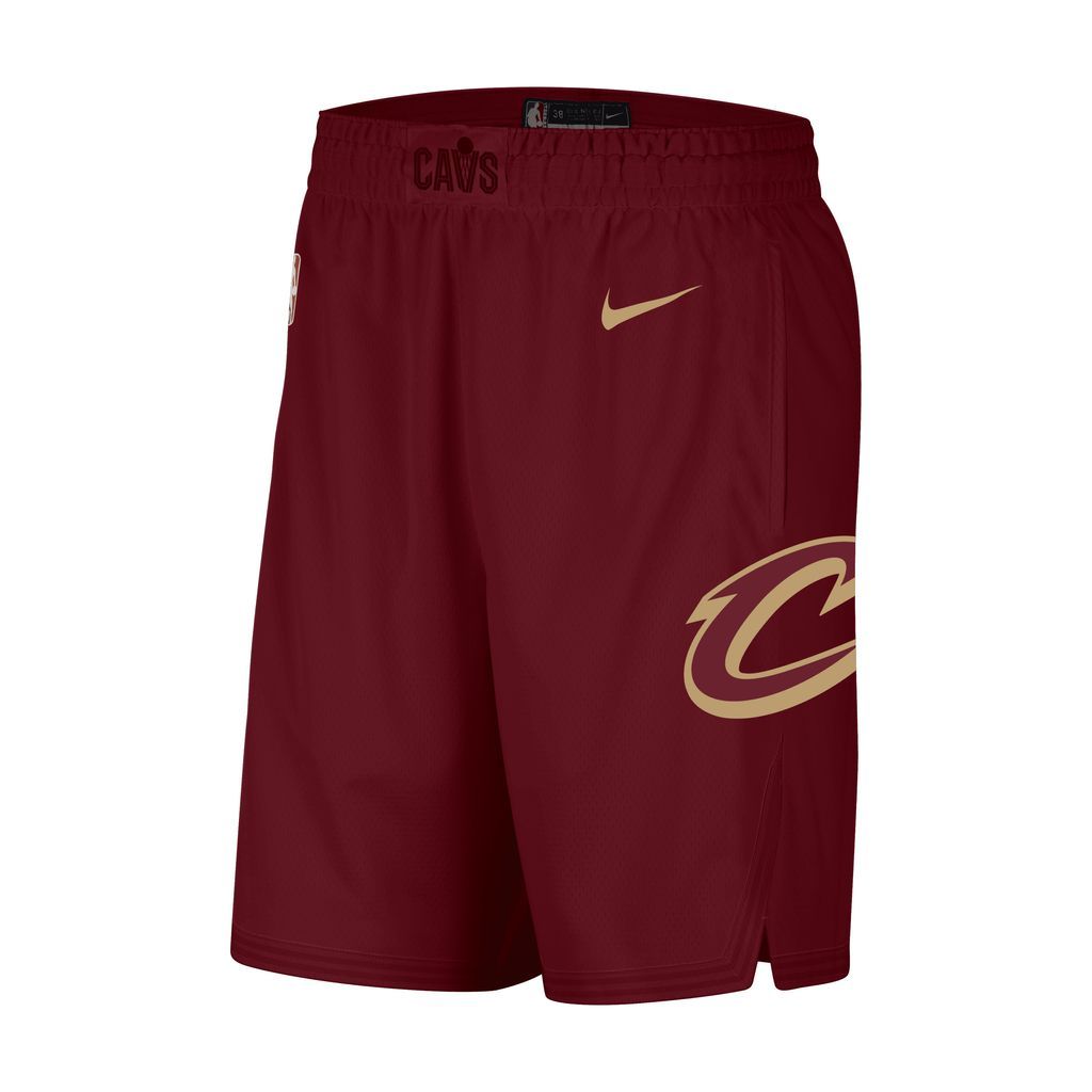 Cleveland Cavaliers Icon Edition Men's Nike Dri-FIT NBA Swingman Shorts - Red - Polyester