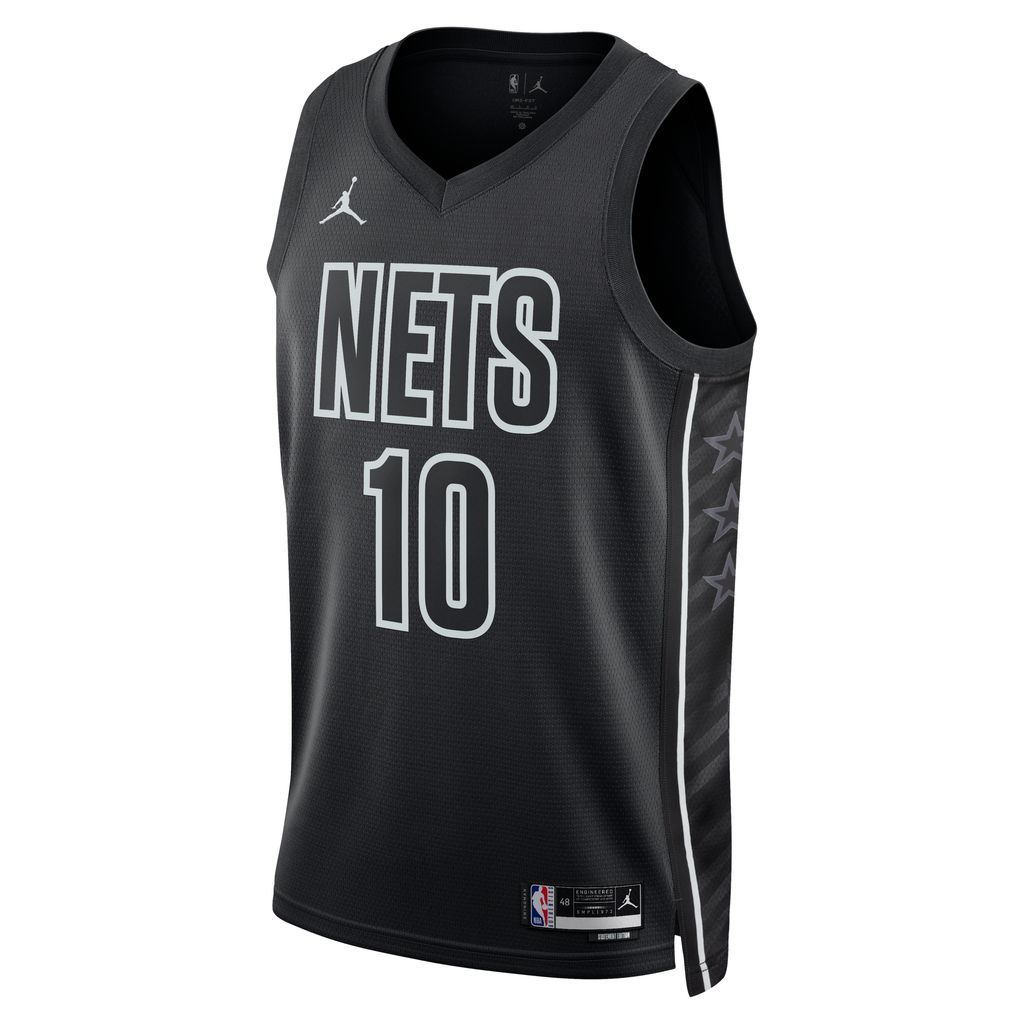 Brooklyn Nets Statement Edition Men's Jordan Dri-FIT NBA Swingman Jersey - Black - Polyester