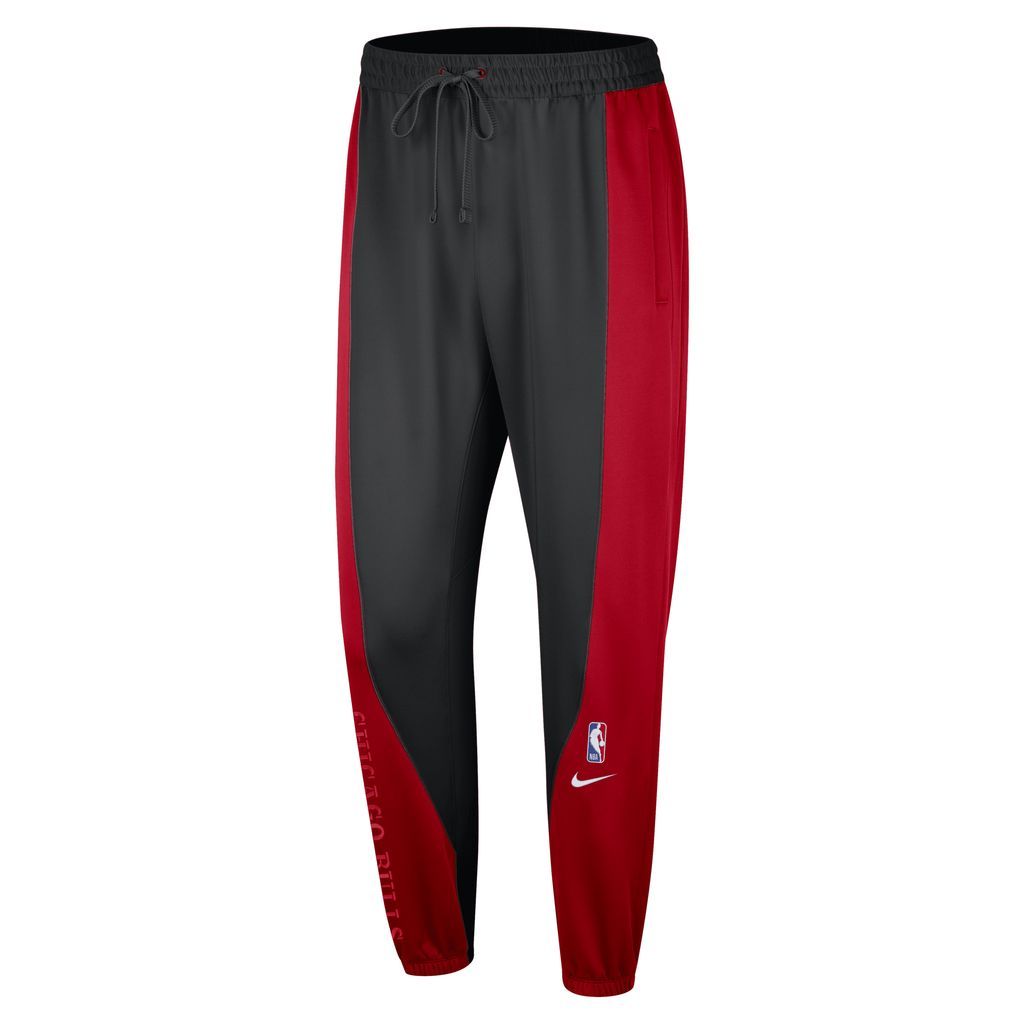 Chicago Bulls Showtime Men's Nike Dri-FIT NBA Trousers - Red - Polyester