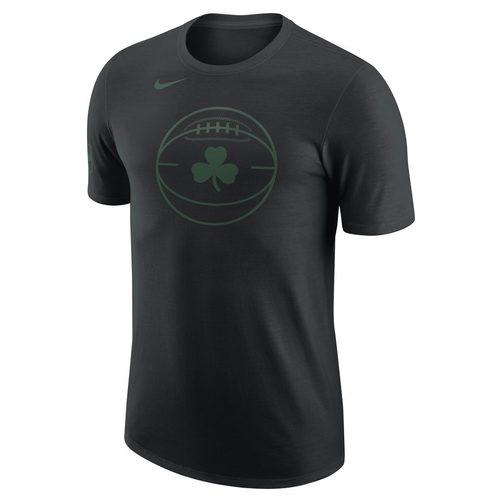 Boston Celtics City Edition Men's Nike NBA T-Shirt - Black - Cotton