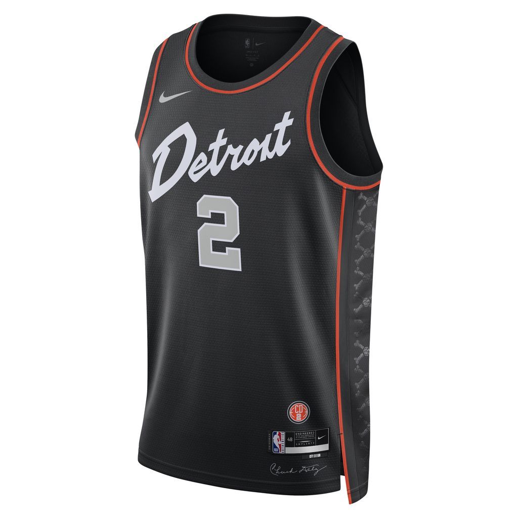 Cade Cunningham Detroit Pistons City Edition 2023/24 Men's Nike Dri-FIT NBA Swingman Jersey - Black - Polyester