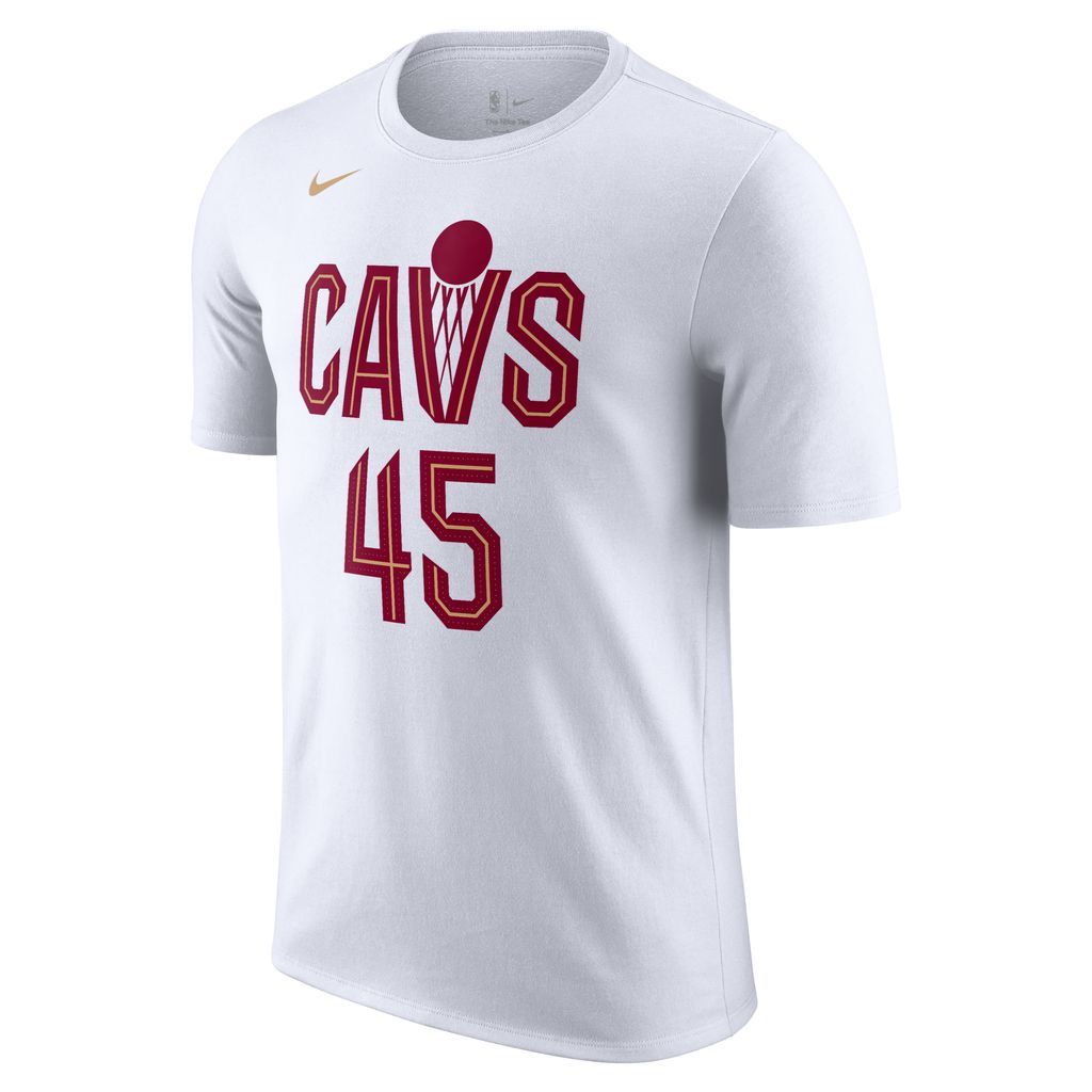 Cleveland Cavaliers Men's Nike NBA T-Shirt - White - Cotton