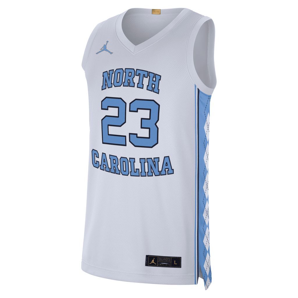 College (UNC) Men's Limited Basketball Jersey - White - Polyester