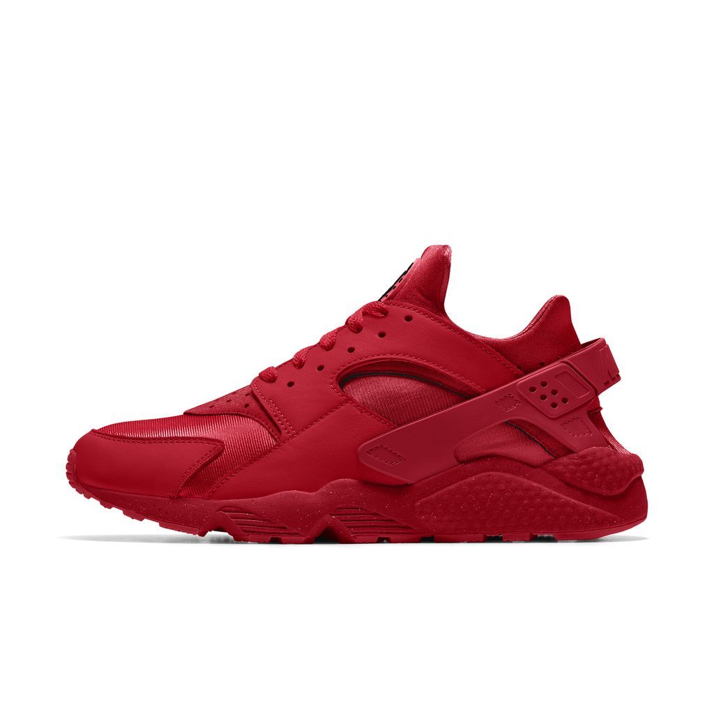 Air Huarache By You Custom Men's Shoes - Red - Leather