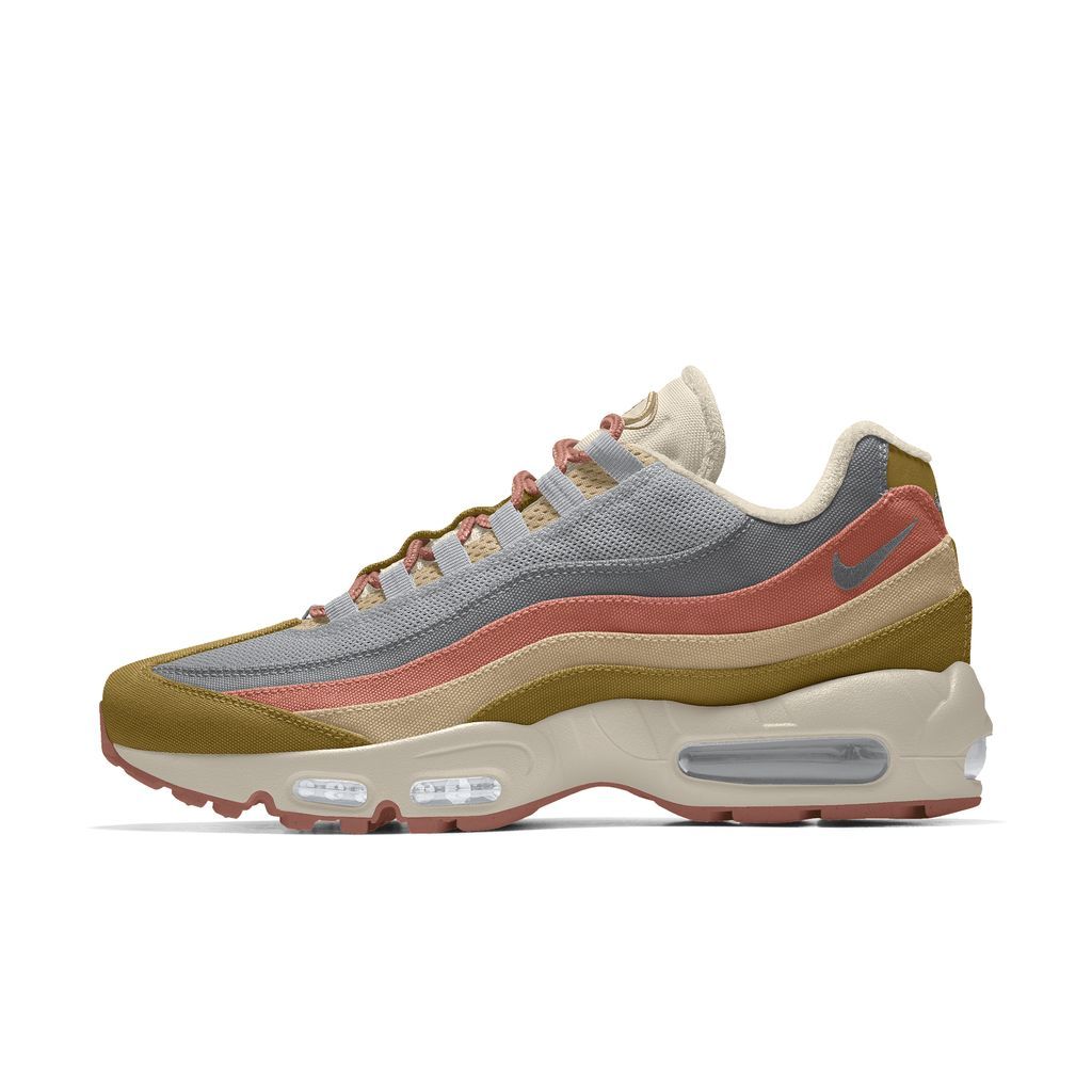 Air Max 95 Unlocked By You Custom Men's Shoes - Orange - Canvas