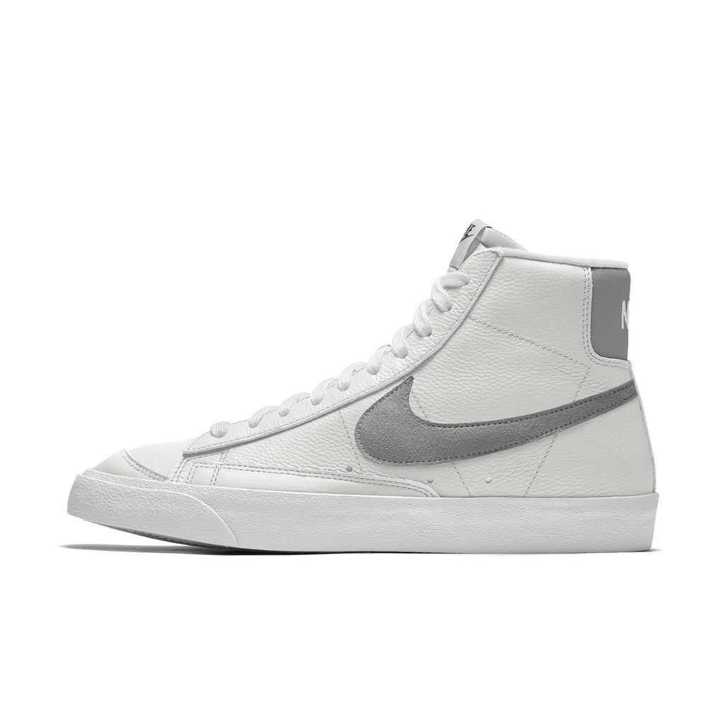 Blazer Mid '77 By You Custom Men's Shoes - White - Leather