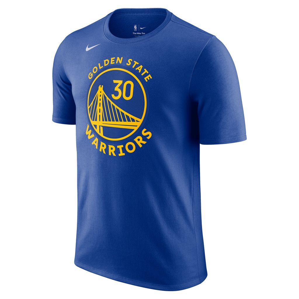 Golden State Warriors Men's Nike NBA T-Shirt - Blue - Cotton
