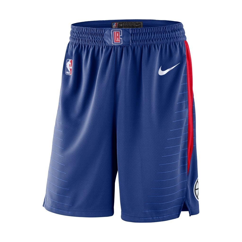 Los Angeles Clippers Icon Edition Men's Nike NBA Swingman Shorts - Blue - Polyester