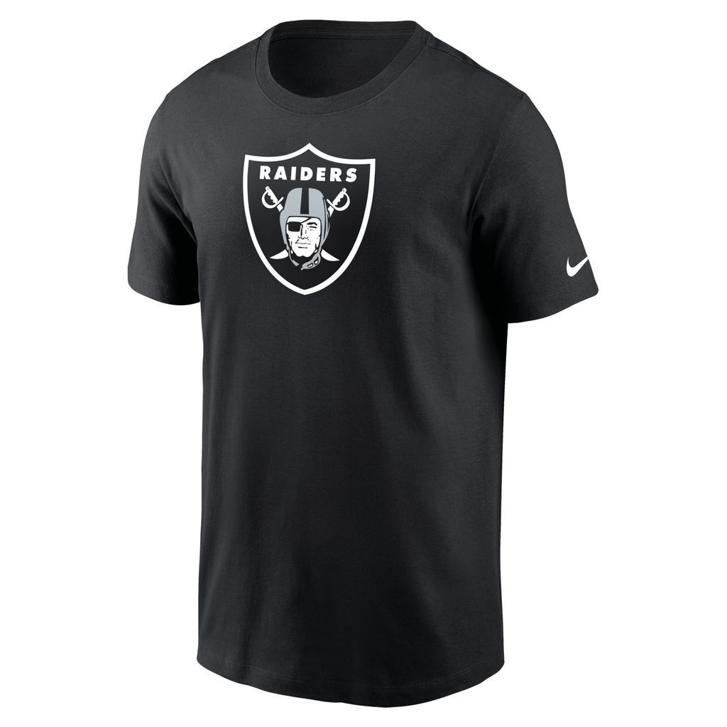 Logo Essential (NFL Las Vegas Raiders) Men's T-Shirt - Black - Cotton