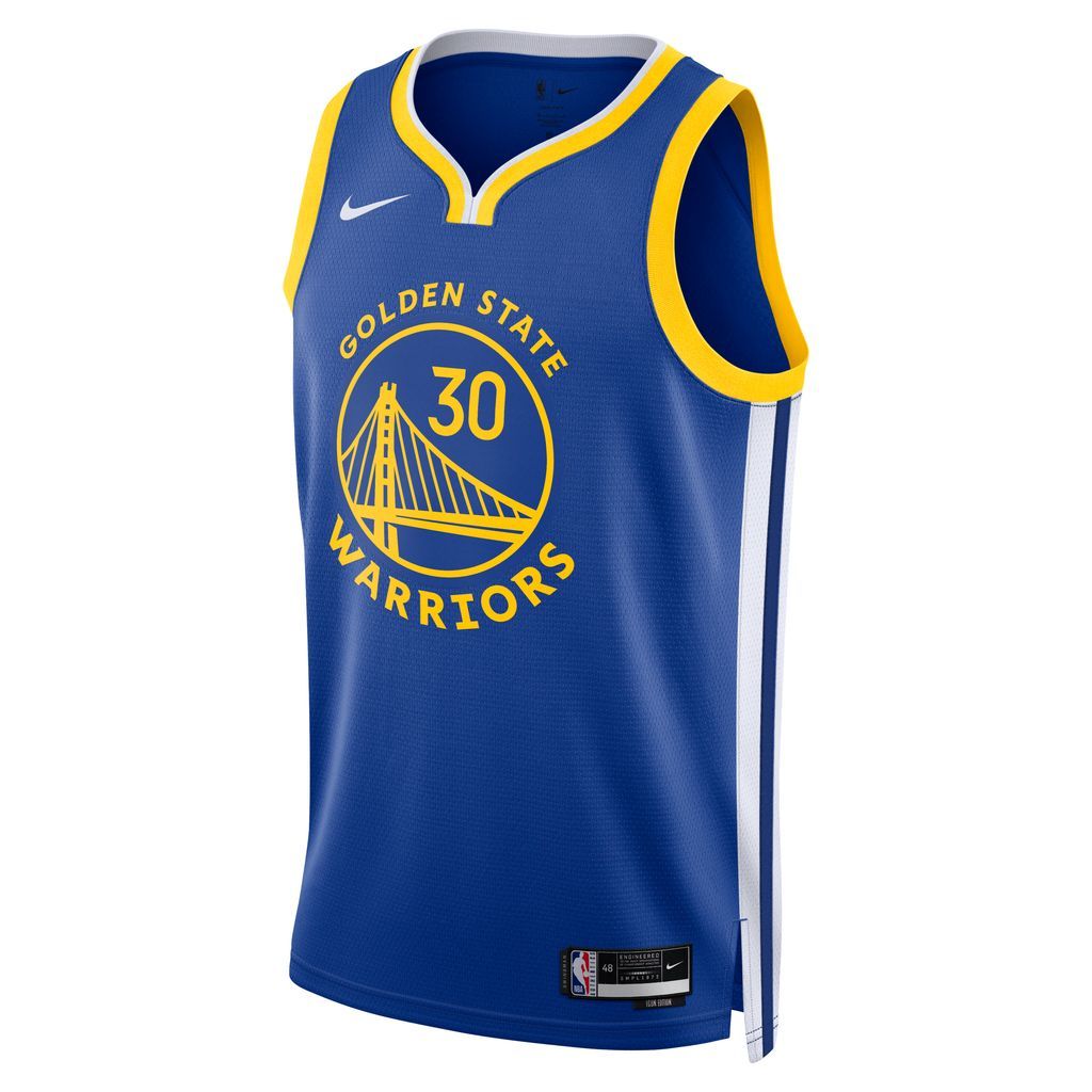 Golden State Warriors Icon Edition 2022/23 Men's Nike Dri-FIT NBA Swingman Jersey - Blue - Polyester