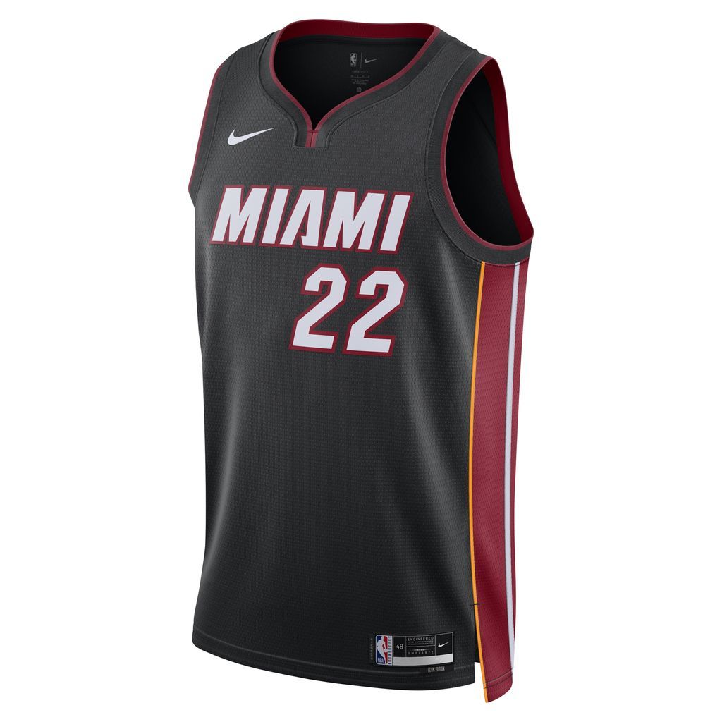 Miami Heat Icon Edition 2022/23 Men's Nike Dri-FIT NBA Swingman Jersey - Black - Polyester
