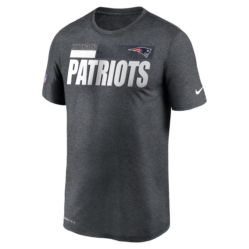 Legend Sideline (NFL Patriots) Men's T-Shirt - Grey - Polyester
