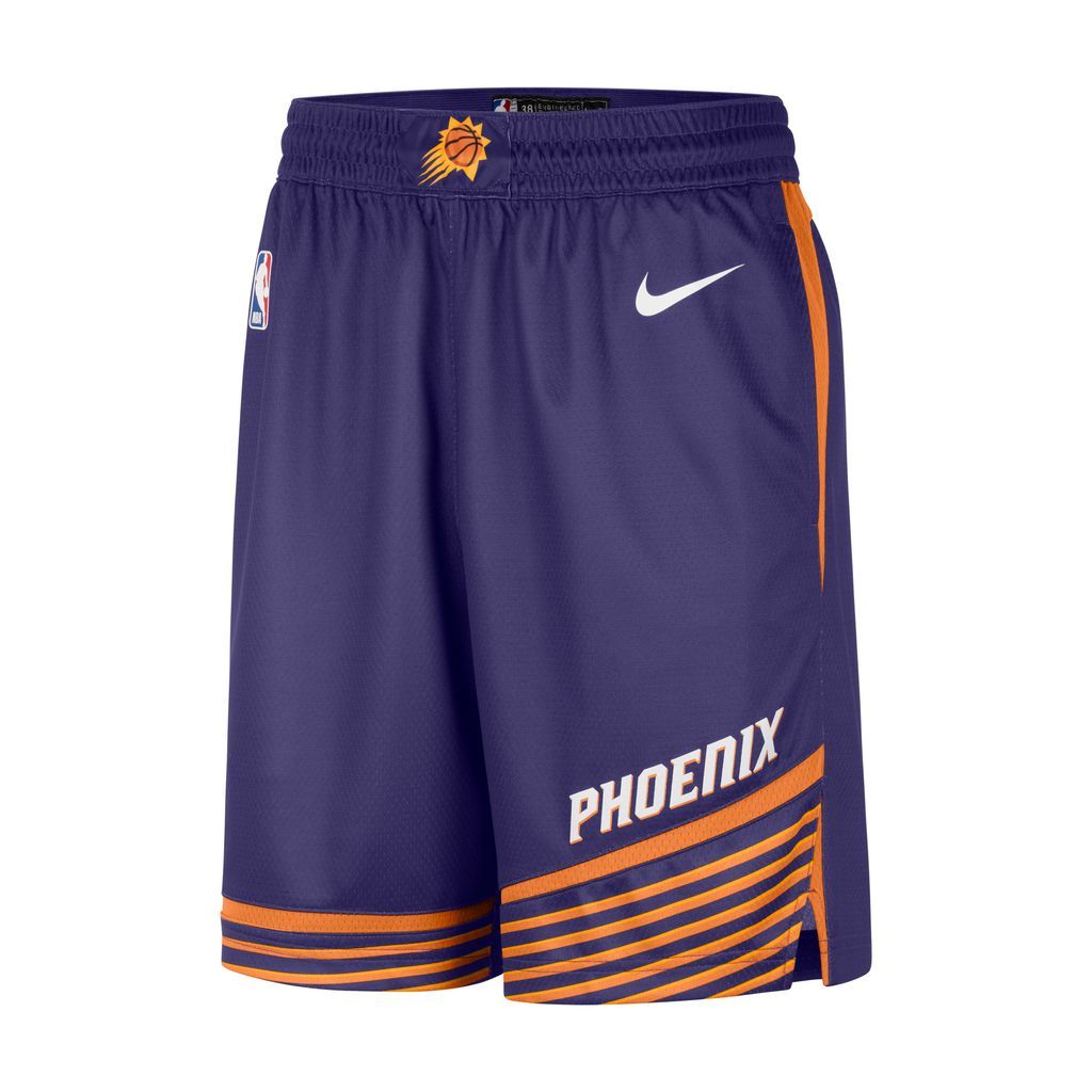 Phoenix Suns Icon Edition Men's Nike Dri-FIT NBA Swingman Shorts - Purple - Polyester