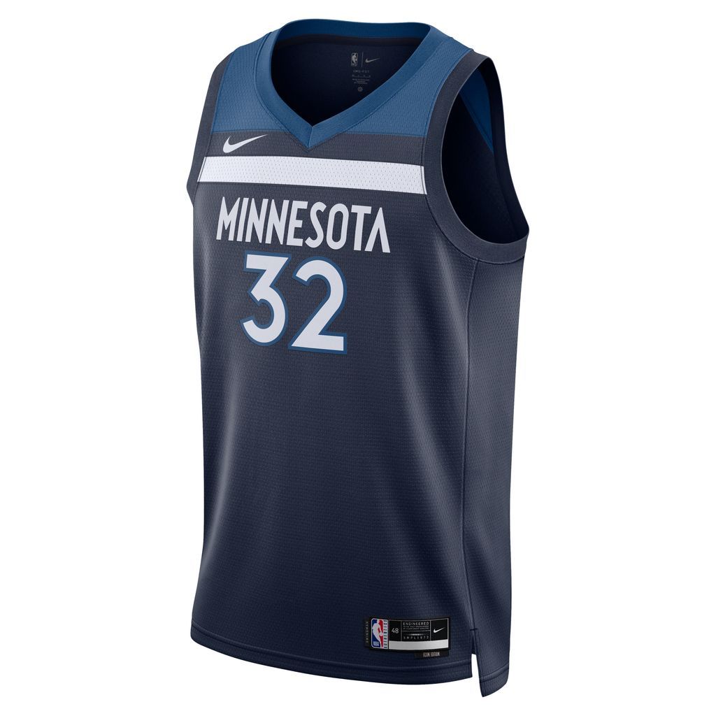 Minnesota Timberwolves Icon Edition 2022/23 Men's Nike Dri-FIT NBA Swingman Jersey - Blue - Polyester