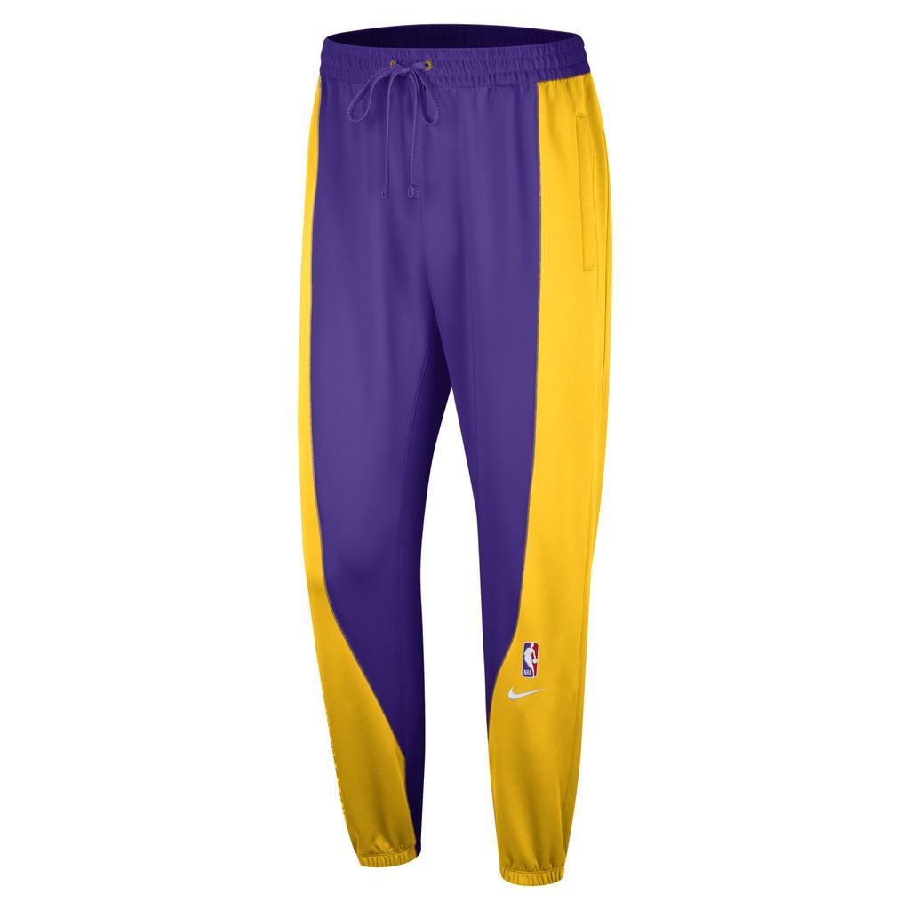 Los Angeles Lakers Showtime Men's Nike Dri-FIT NBA Trousers - Yellow - Polyester