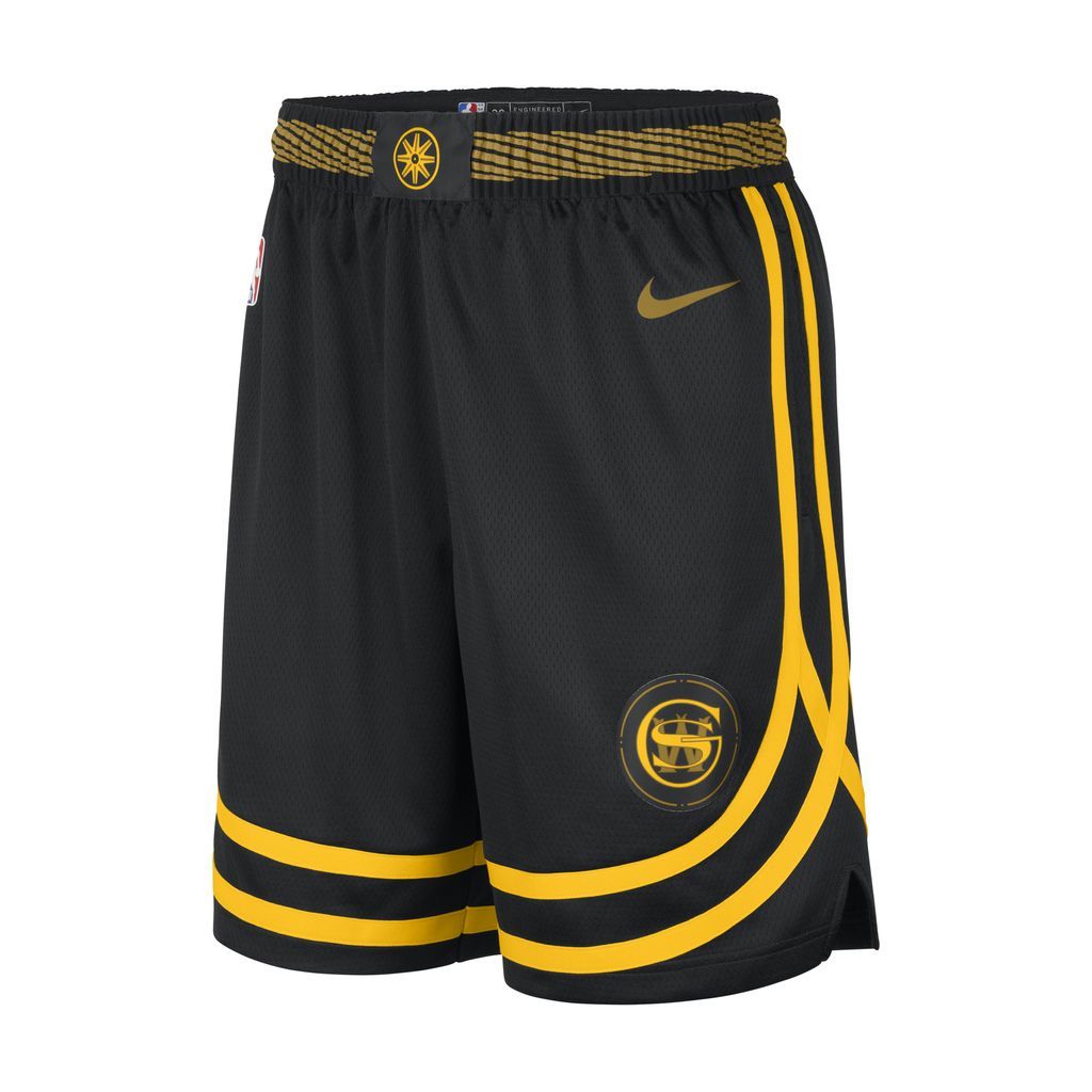 Golden State Warriors 2023/24 City Edition Men's Nike Dri-FIT NBA Swingman Shorts - Black - Polyester