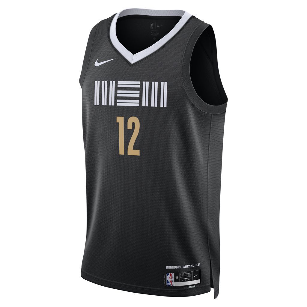Ja Morant Memphis Grizzlies City Edition 2023/24 Men's Nike Dri-FIT NBA Swingman Jersey - Black - Polyester