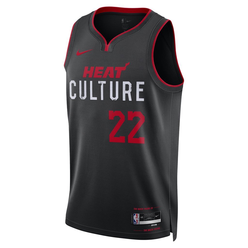 Jimmy Butler Miami Heat City Edition 2023/24 Men's Nike Dri-FIT NBA Swingman Jersey - Black - Polyester