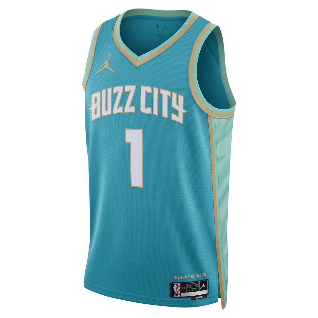 LaMelo Ball Charlotte Hornets City Edition 2023/24 Men's Jordan Dri-FIT NBA Swingman Jersey - Blue - Polyester