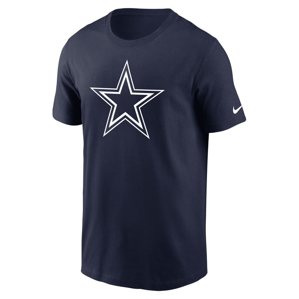 Logo Essential (NFL Dallas Cowboys) Men's T-Shirt - Blue - Cotton