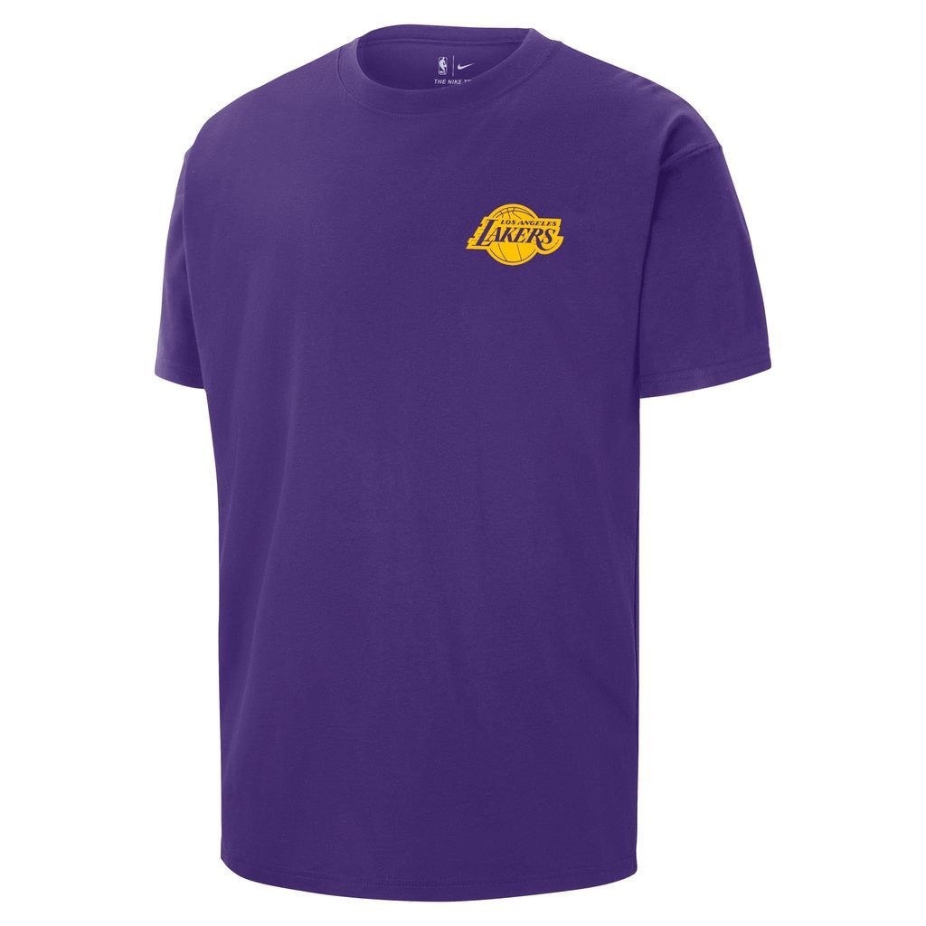 Los Angeles Lakers Men's Nike NBA Max90 T-Shirt - Purple - Cotton