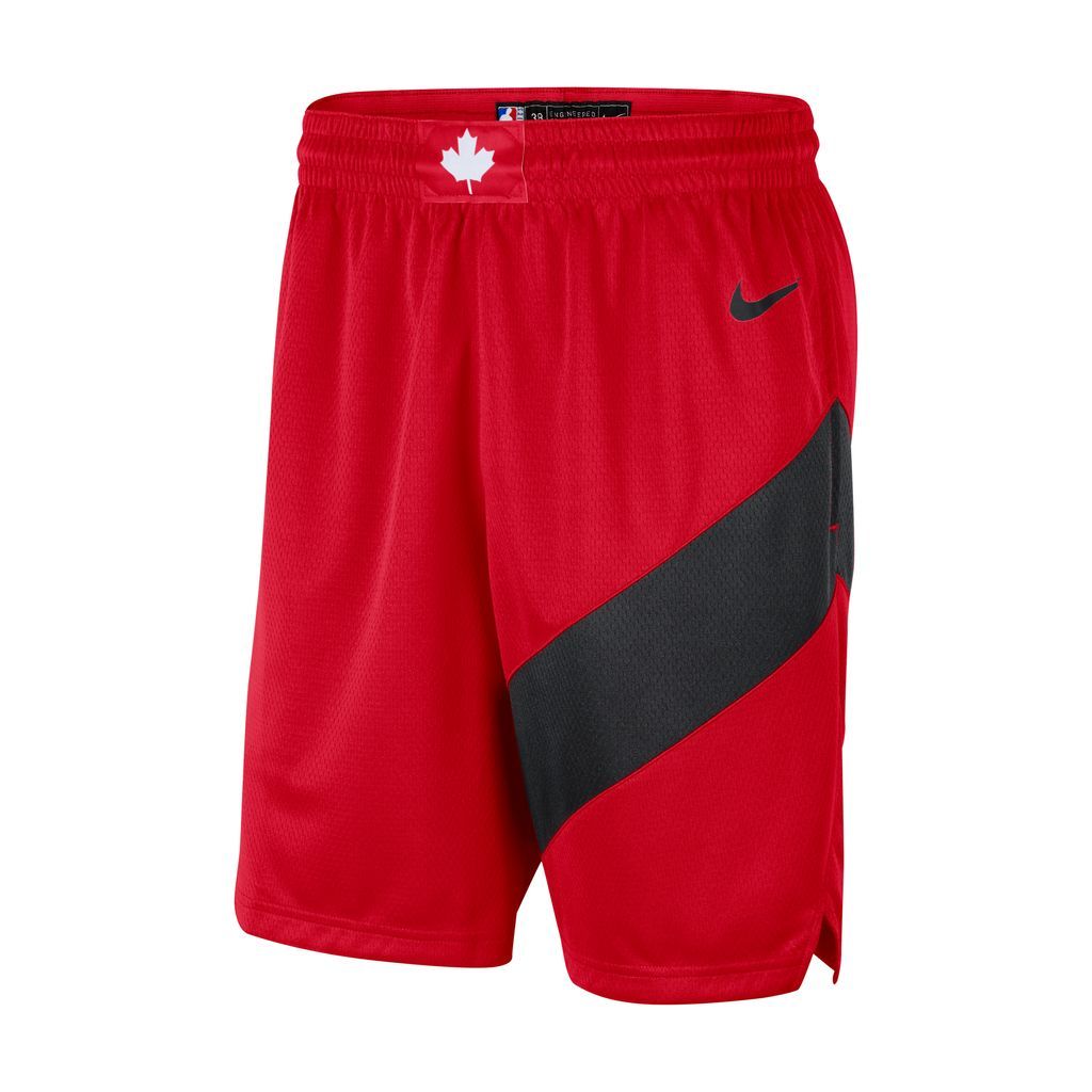 Toronto Raptors Icon Edition 2020 Men's Nike NBA Swingman Shorts - Red - Polyester