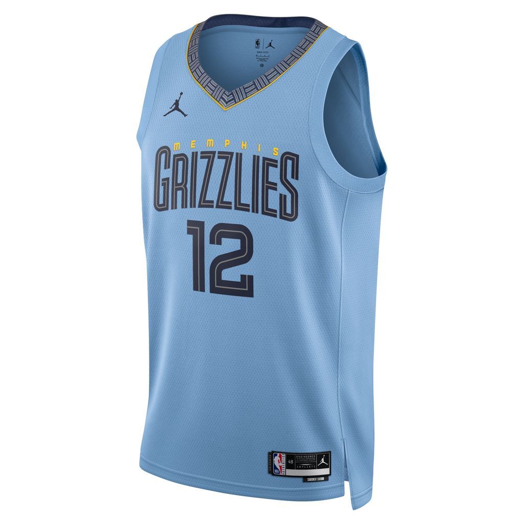 Memphis Grizzlies Statement Edition Men's Jordan Dri-FIT NBA Swingman Jersey - Blue - Polyester
