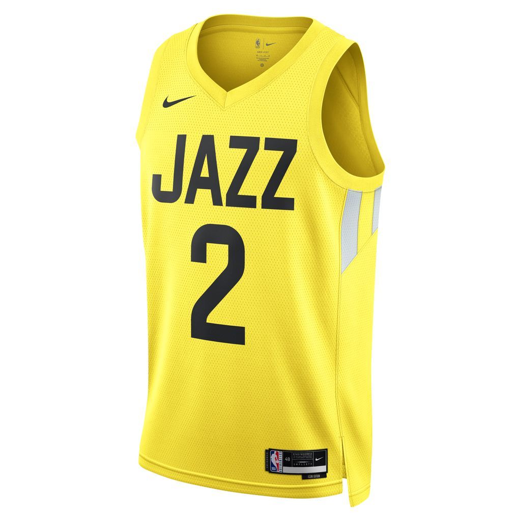 Utah Jazz Icon Edition 2022/23 Men's Nike Dri-FIT NBA Swingman Jersey - Yellow - Polyester