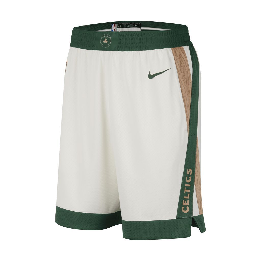 Boston Celtics 2023/24 City Edition Men's Nike Dri-FIT NBA Swingman Shorts - White - Polyester