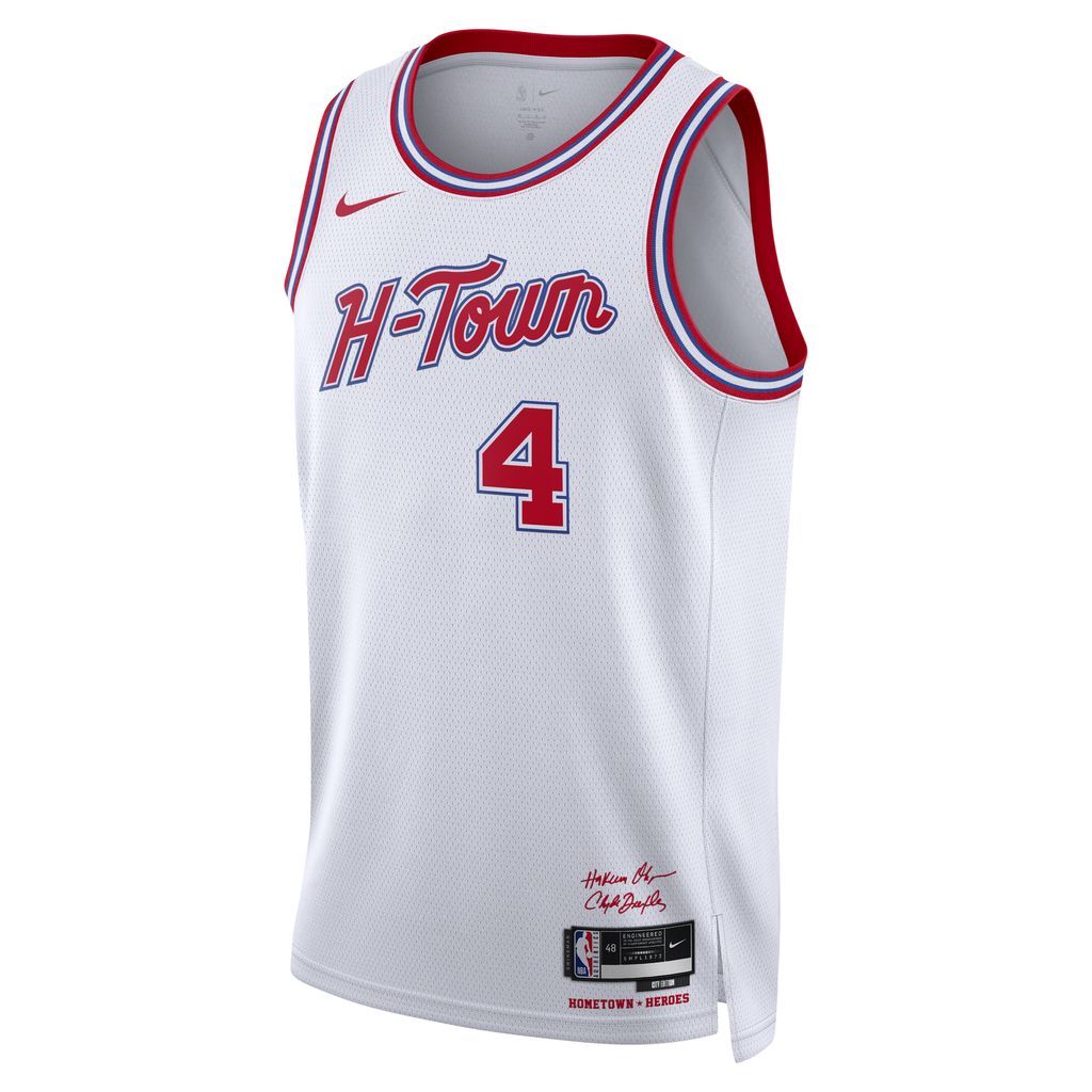Jalen Green Houston Rockets City Edition 2023/24 Men's Nike Dri-FIT NBA Swingman Jersey - White - Polyester