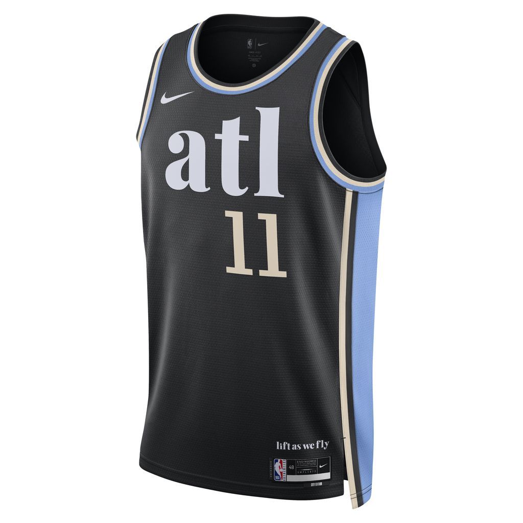 Trae Young Atlanta Hawks City Edition 2023/24 Men's Nike Dri-FIT NBA Swingman Jersey - Black - Polyester