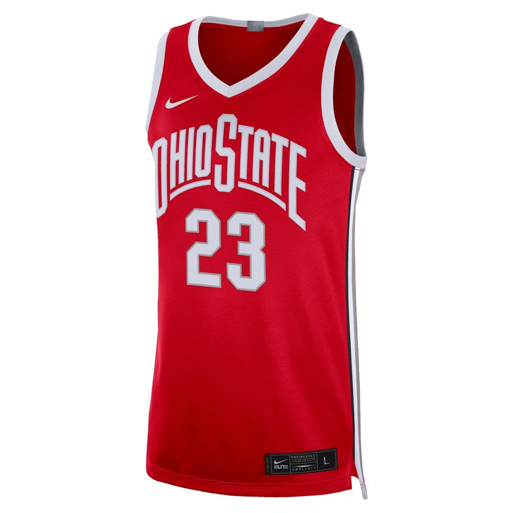Ohio State Limited Men's Nike Dri-FIT College Basketball Jersey - Red - Polyester
