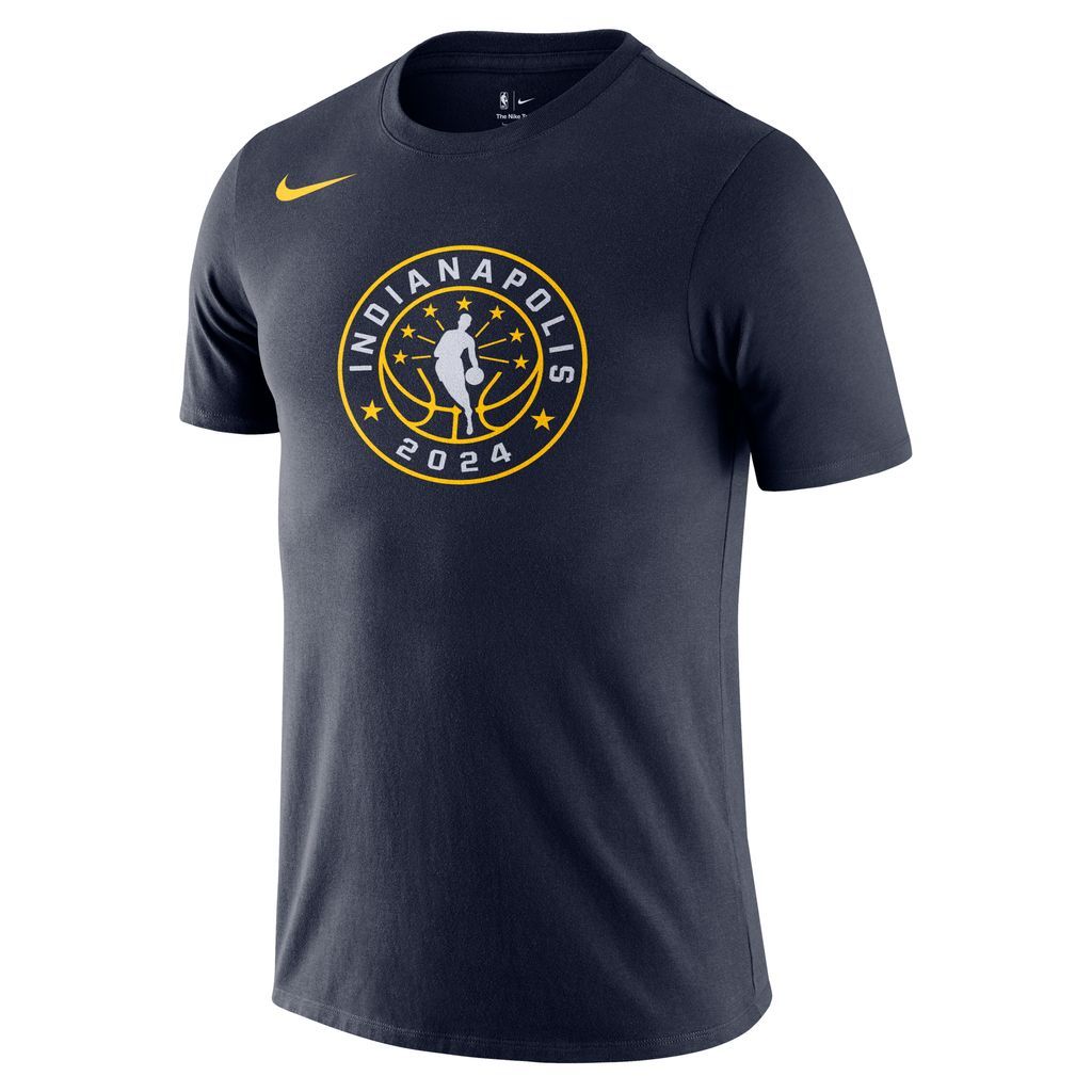 Team 31 All-Star Weekend Essential Men's Nike NBA Crew-Neck T-Shirt - Blue - Cotton