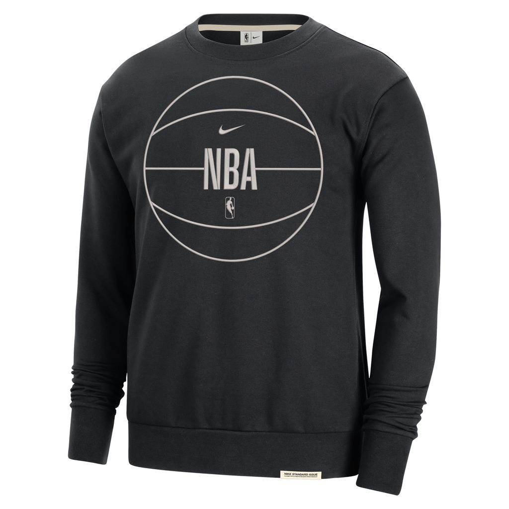 Team 31 Standard Issue Men's Nike Dri-FIT NBA Crew-Neck Sweatshirt - Black - Polyester