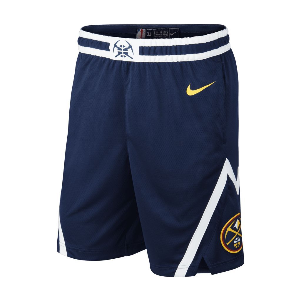 Denver Nuggets Icon Edition Men's Nike NBA Swingman Shorts - Blue - Polyester