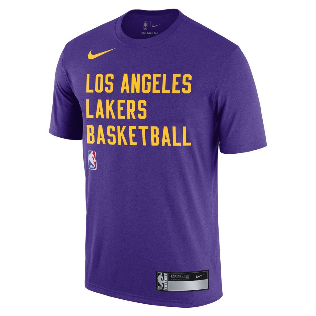 Los Angeles Lakers Men's Nike Dri-FIT NBA Practice T-Shirt - Purple - Polyester
