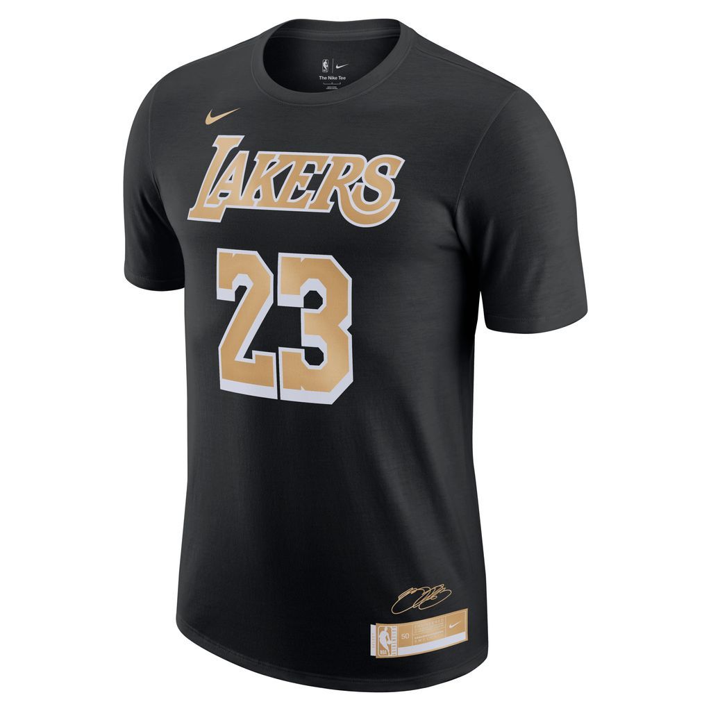 LeBron James Select Series Men's Nike NBA T-Shirt - Black - Cotton