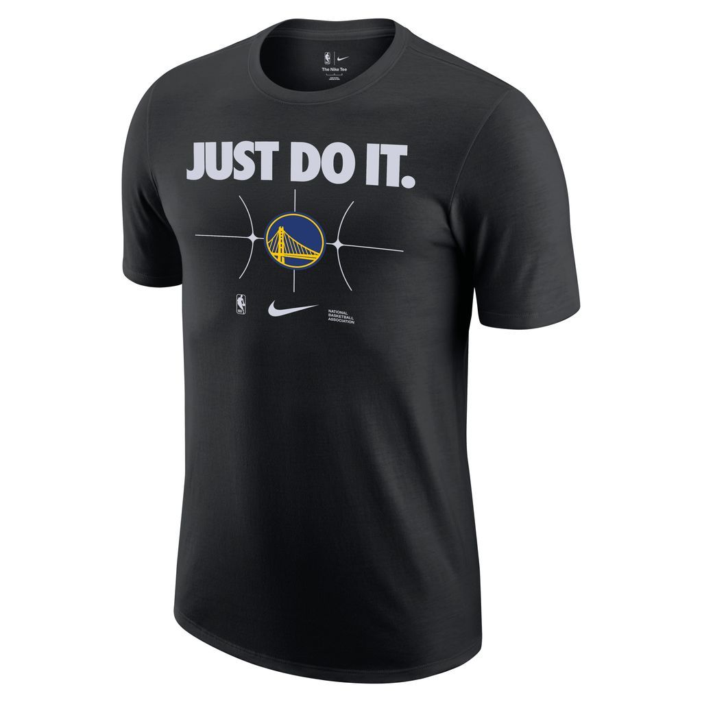 Golden State Warriors Essential Men's Nike NBA T-Shirt - Black - Cotton