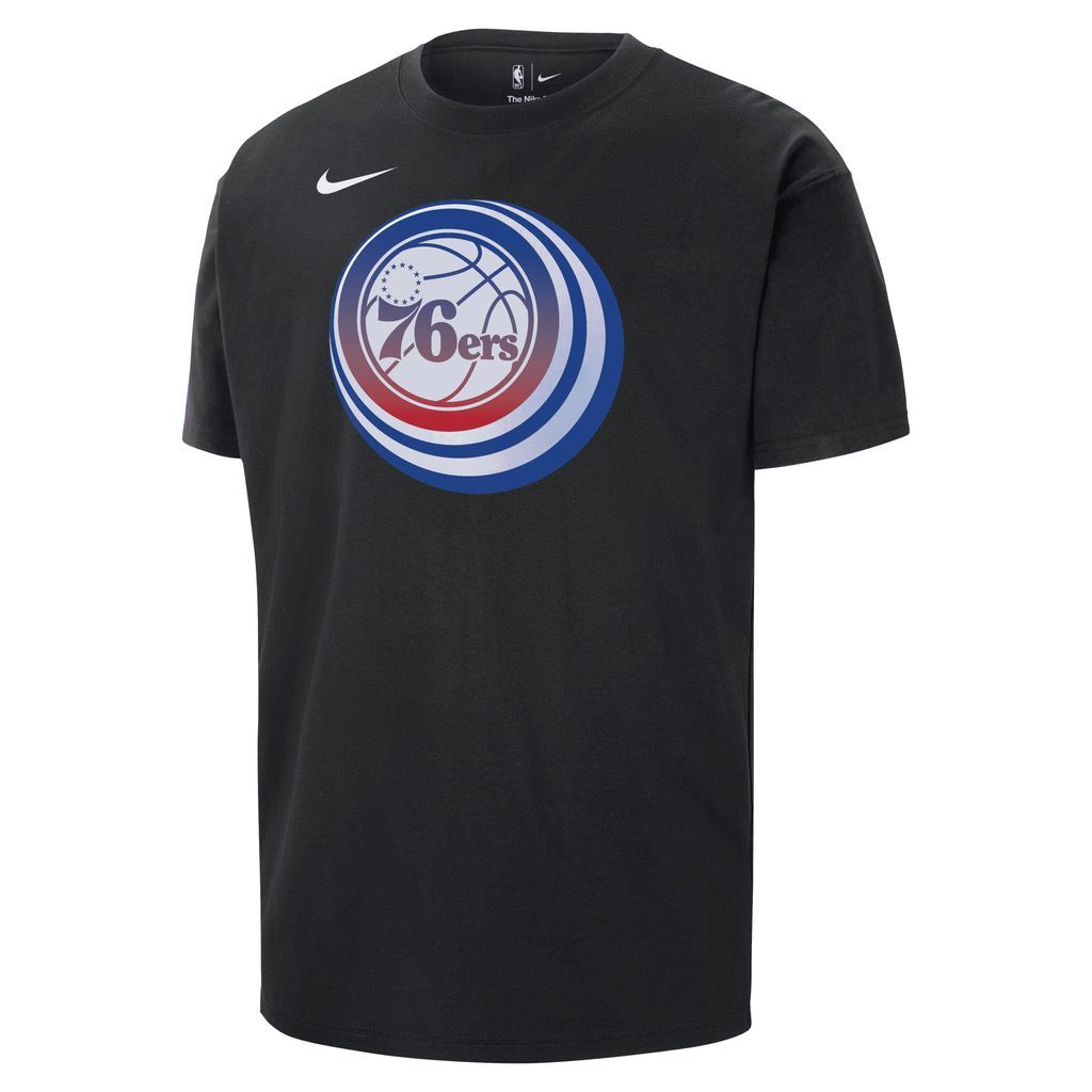 Philadelphia 76ers Essential Men's Nike NBA T-Shirt - Black - Cotton