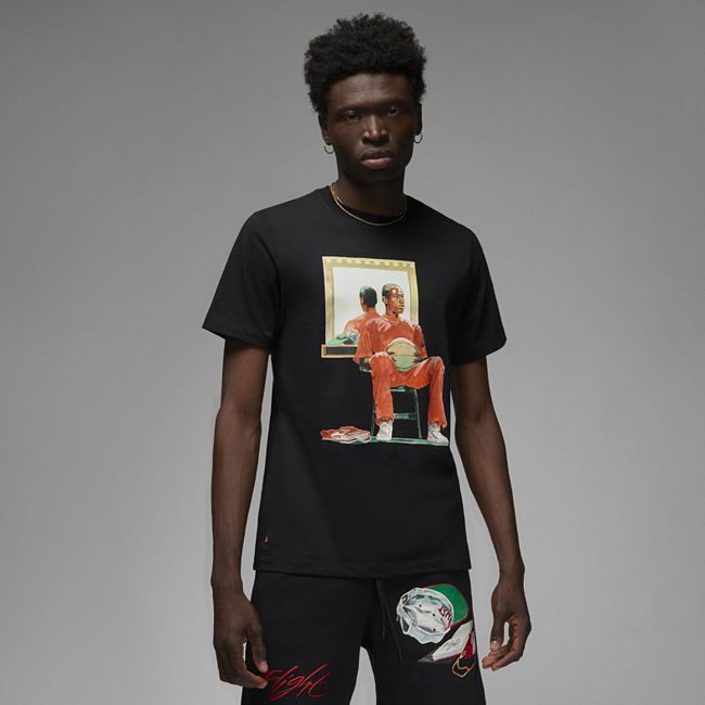 Jordan Artist Series by Jacob Rochester Men's T-Shirt - Black