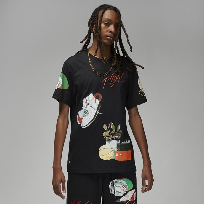 Jordan Artist Series by Jacob Rochester Men's Graphic T-Shirt - Black
