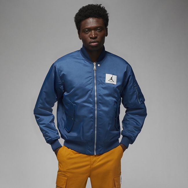 Jordan Essentials Men's Statement Varsity Jacket - Blue