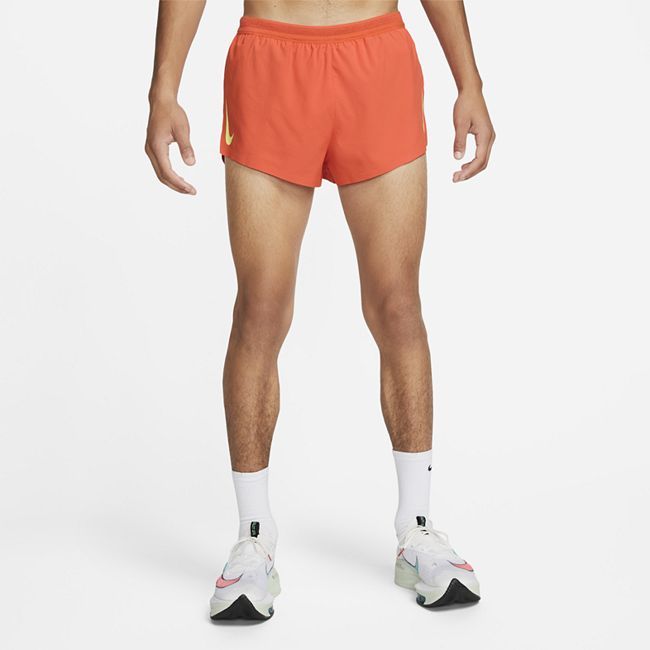 AeroSwift Men's 5cm (approx.) Running Shorts - Orange