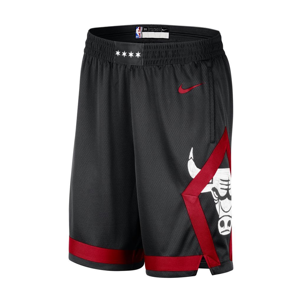 Chicago Bulls 2023/24 City Edition Men's Nike Dri-FIT NBA Swingman Shorts - Black - Polyester