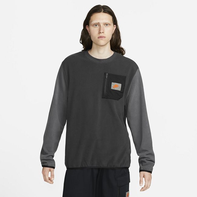 Sportswear Therma-FIT Men's Sports Utility Fleece Sweatshirt - Grey