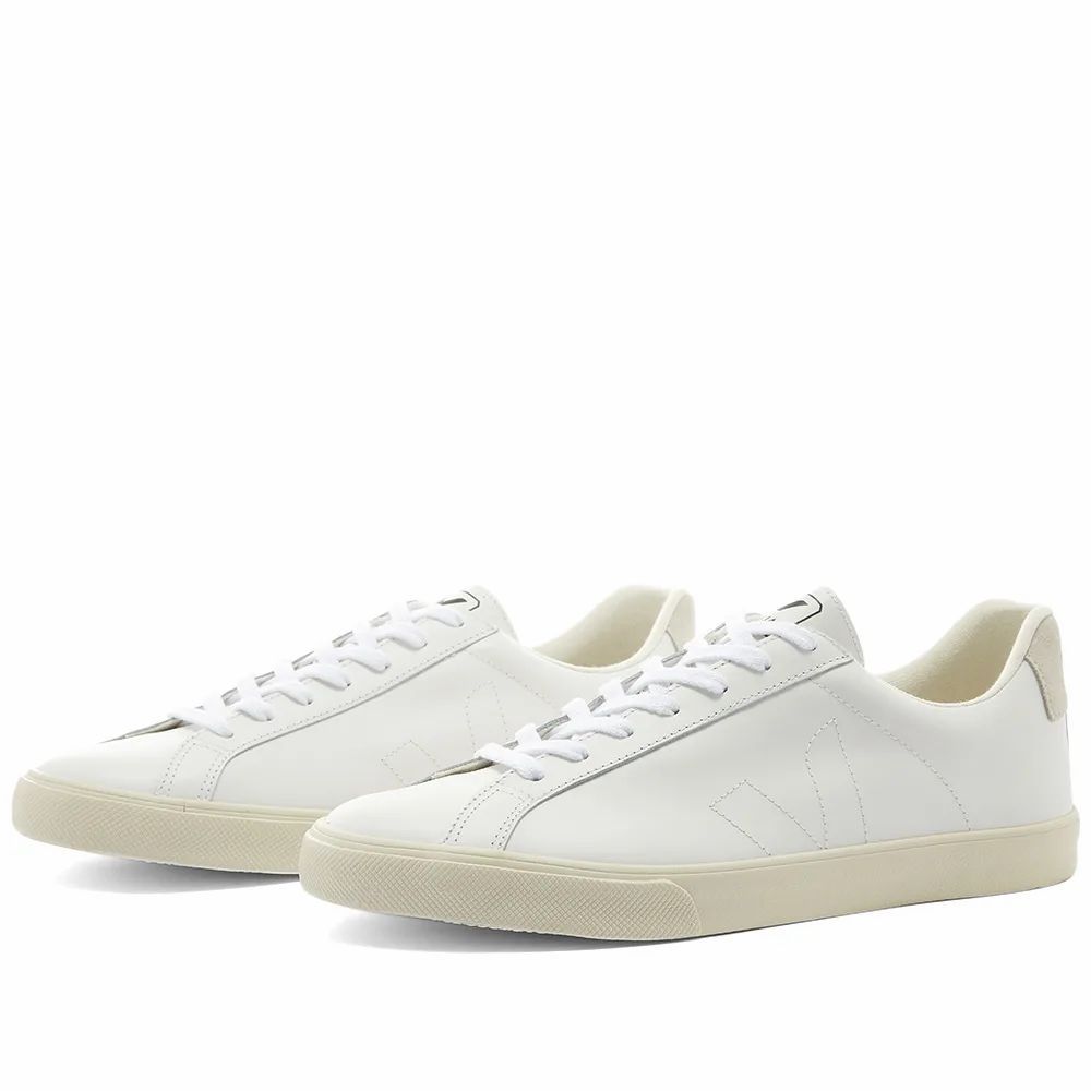 Esplar Clean Leather Sneaker  - Leather  - Men's - White - UK 6 - Leather