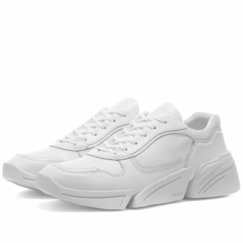 Kross Lace Up Sneaker  - Men's - White - UK 7 - Leather