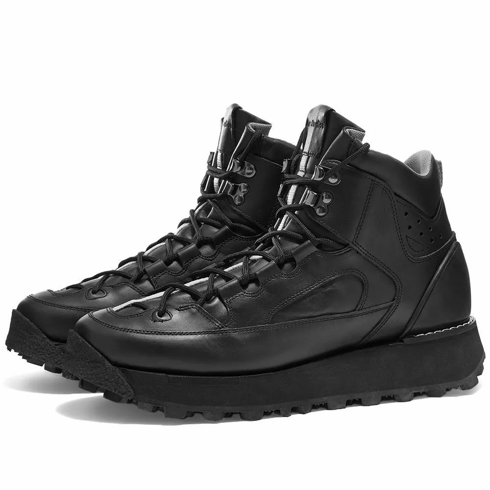 Bertrand Leather M Hiker  - Leather  - Men's - Black - UK 6 - Leather